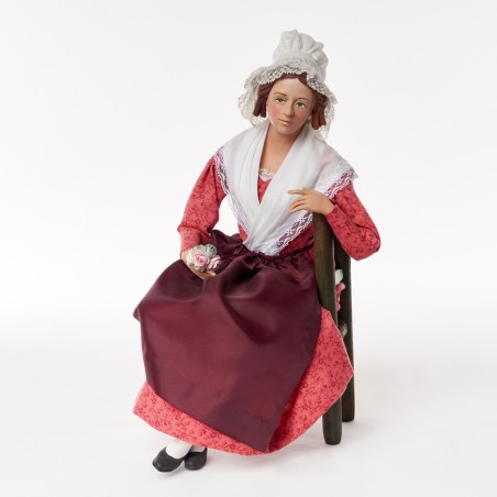 La romantique - Santons Lise Berger