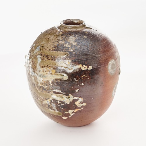 Vase boule concrétion bambou - Céramique - Pierre Architta
