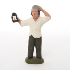 Santons Homme à la lanterne 9cm - Santons Colette
