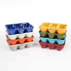 Boîte à oeufs vert d'eau - Poterie Massuco 2