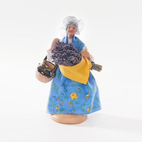 Femme lavande - Santons Sylvette Amy