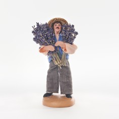 Homme lavande - Santons Sylvette Amy