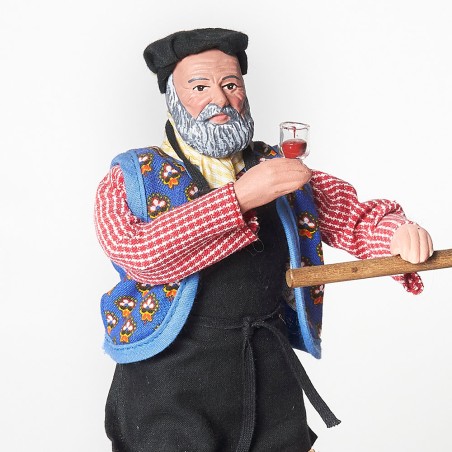 Détail Vigneron habillé scène - Sylvette Amy