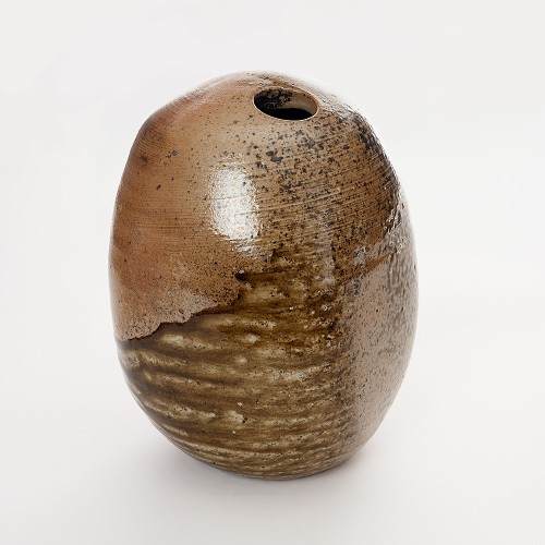 Vase caillou coulure céramique - Pierre Architta