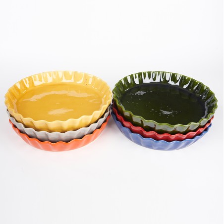 Groupe Plat tourte - Poterie Massucco