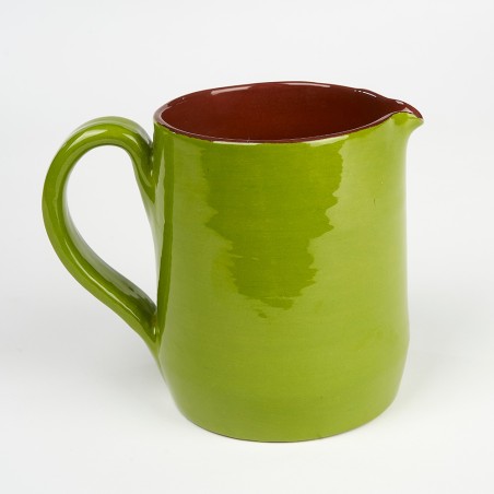 Pichet petit condamine 1 Litre anis - Argile et Couleurs