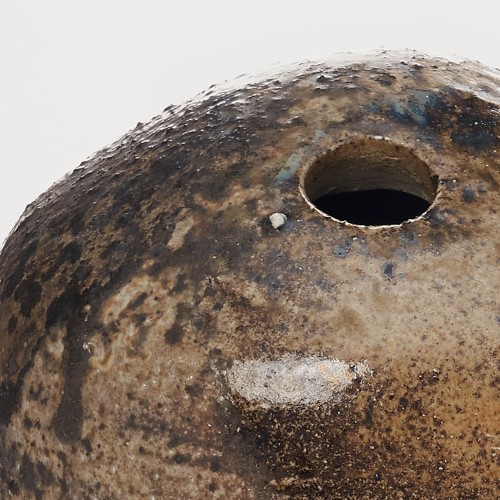 Détail Vase concrétion cendre grand modèle - Céramique - Pierre Architta