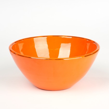 Saladier petit condamine orange - Argile et Couleurs