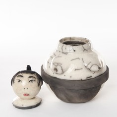 Boîte mawashi noir - Françoise Barre Céramique 2