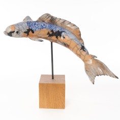 Carpe socle - Françoise Barre Céramique