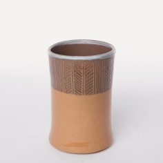 Brique / pot marron bicolore - Fabrik'art