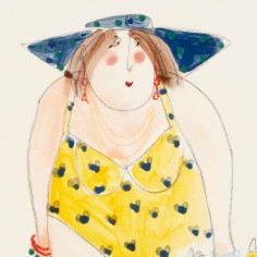 Assiette plate gm carré brune - Cécile Colombo 2