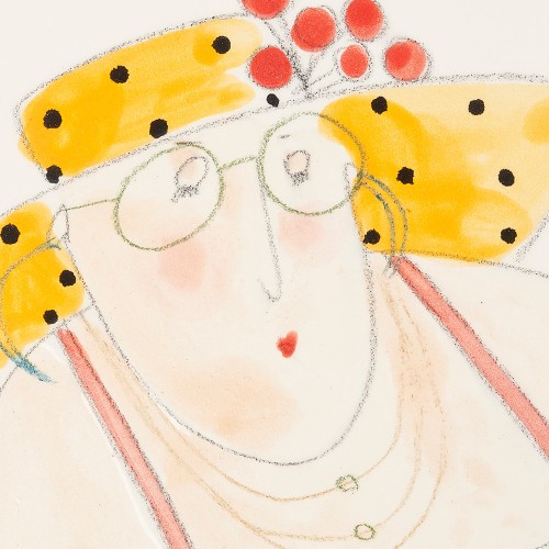 Détail Dessous de plat carreau - Cécile Colombo