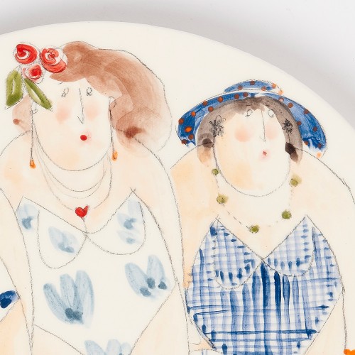 Détail Plat à tarte - Cécile Colombo