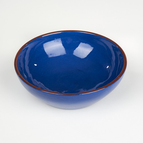 Assiette creuse condamine pétrole - Argile et Couleurs