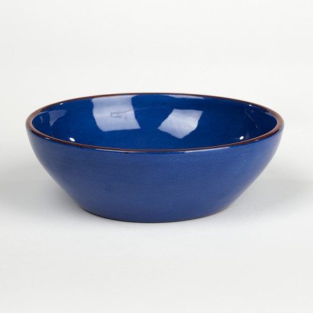 Assiette creuse condamine pétrole - Argile et Couleurs