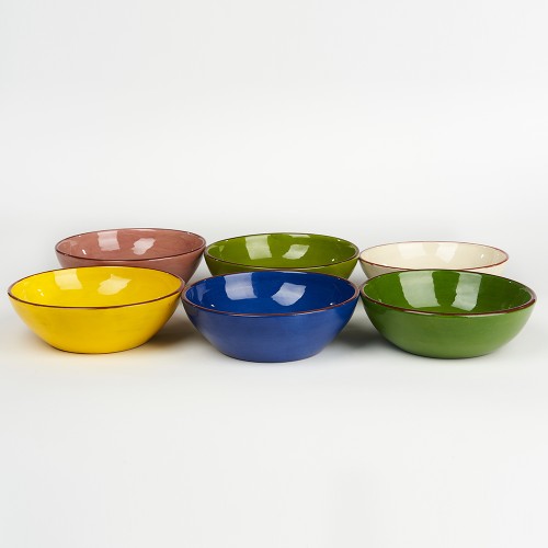 Groupe assiette creuse - Argile et Couleurs