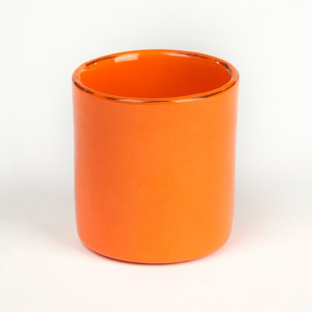 Timbale petit orange - Argile et Couleurs