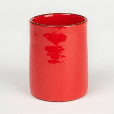 Timbale grand rouge - Argile et Couleurs