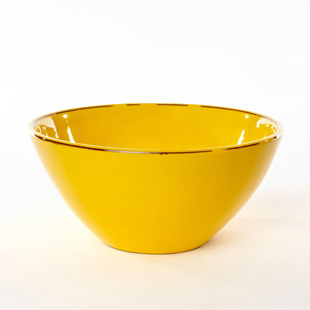 Saladier petit condamine jaune - Argile et Couleurs