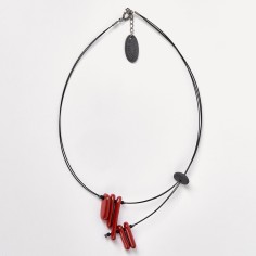 Collier baton rouge - Art Terra