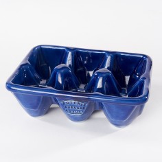 Boîte à oeufs bleu - Poterie Massuco 2
