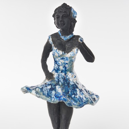 Détail Danseuse tutu bleu - AMCH