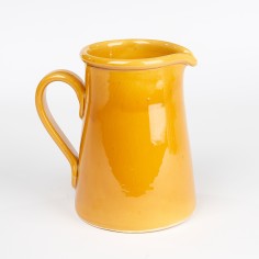 Pichet droit jaune - Poterie Massucco