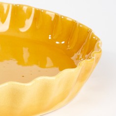 Plat tourte jaune - Poterie Massucco 2