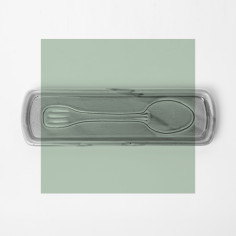 Repose cuillère vert d'eau - Poterie Massucco