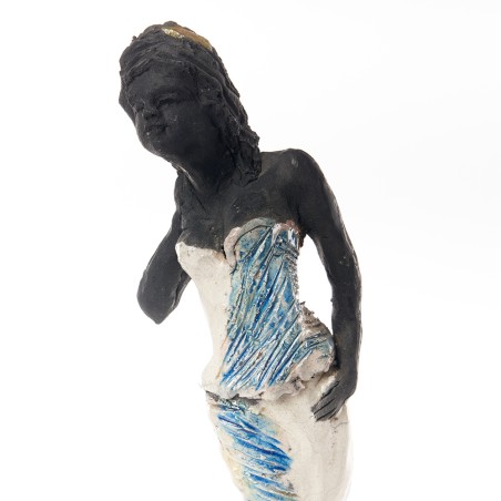 Détail Longiligne bustier bleu pm - AMCH