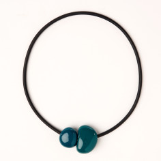 Collier Aimante Bleu - Andréani Créations