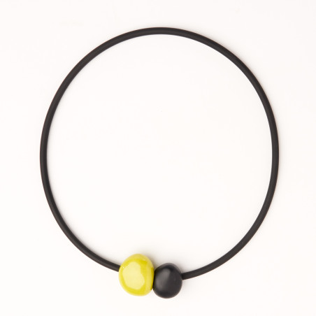 Collier Aimante Anis Noir - Andréani Créations