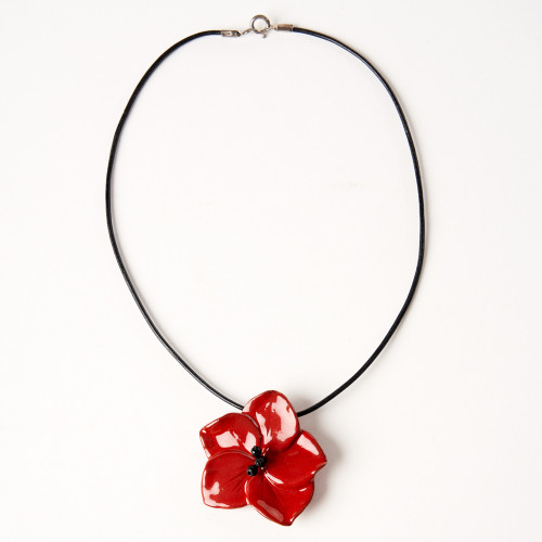 Collier Hibiscus - Art Terra