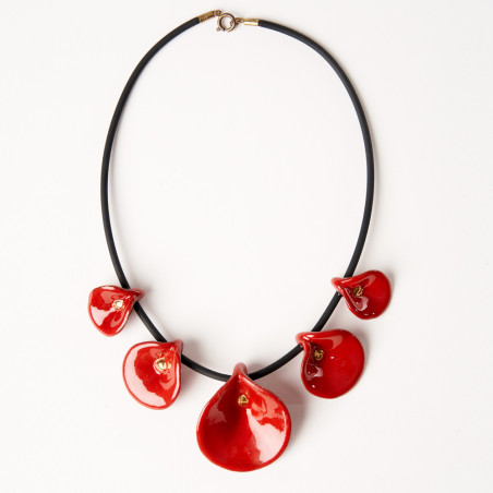 Collier Arum 5 Rouge - Art Terra