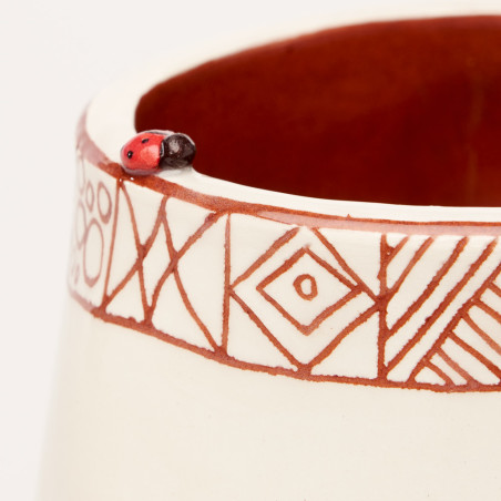 Détail Trepied MM Blanc - Atelier de Vero