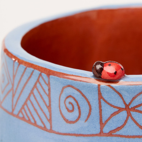 Détail Trepied MM Bleu - Atelier de Vero