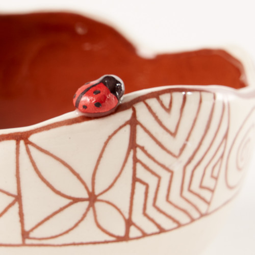 Détail Coupelle Blanche pm - Atelier de Vero