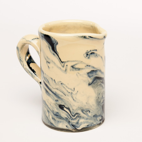 Pichet Jaspe Pm Noir - Barbotine