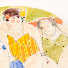 Plat Rond Baigneuse - Cécile Colombo 2