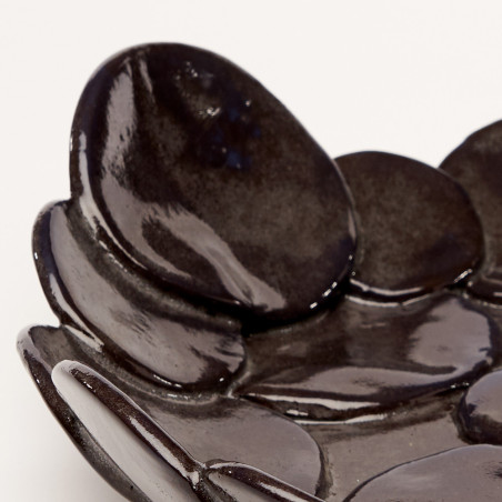 Détail Plat rondelle marron - Isave