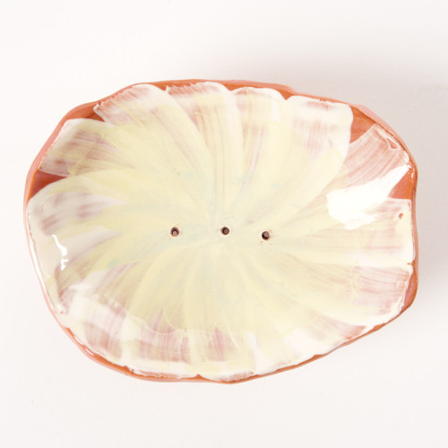 Porte Savon Pivoine Verte - Les Mains dans la Terre