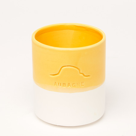 Tasse genet bicolore mat - Poterie Massucco