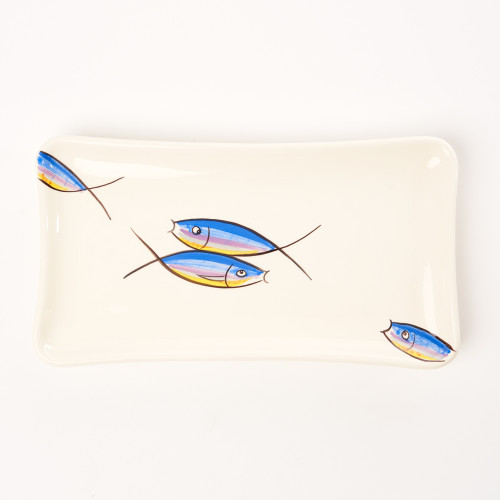 Plat rectangulaire sardine - Louis Sicard