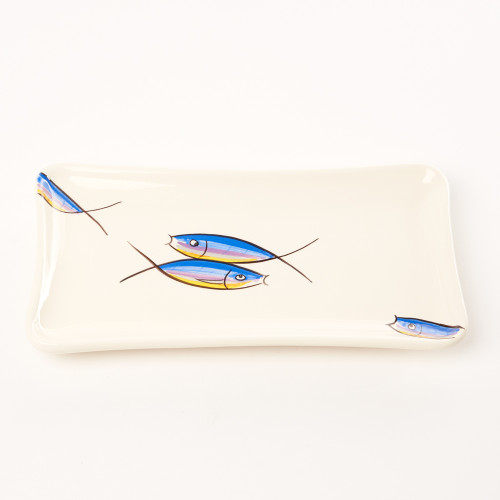 Plat rectangulaire sardine - Louis Sicard