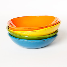 Assiette creuse condamine jaune - Argile et Couleurs 2