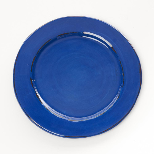 Assiette plate PM bleu - Argile et Couleurs