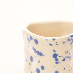 Tasse expresso abstrait bleu - Argilice 2