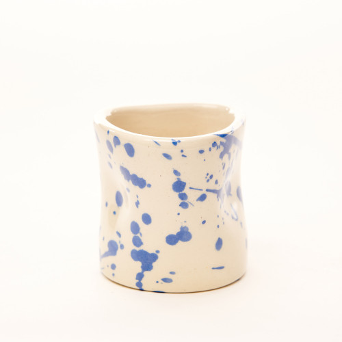 Tasse expresso abstrait bleu - Argilice