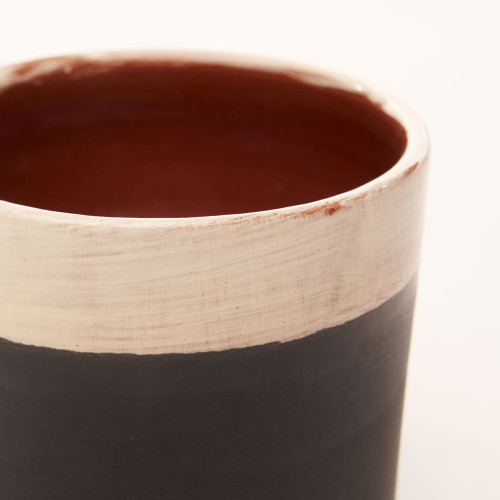 Détail Mug Blanc  - Le Coq Poterie